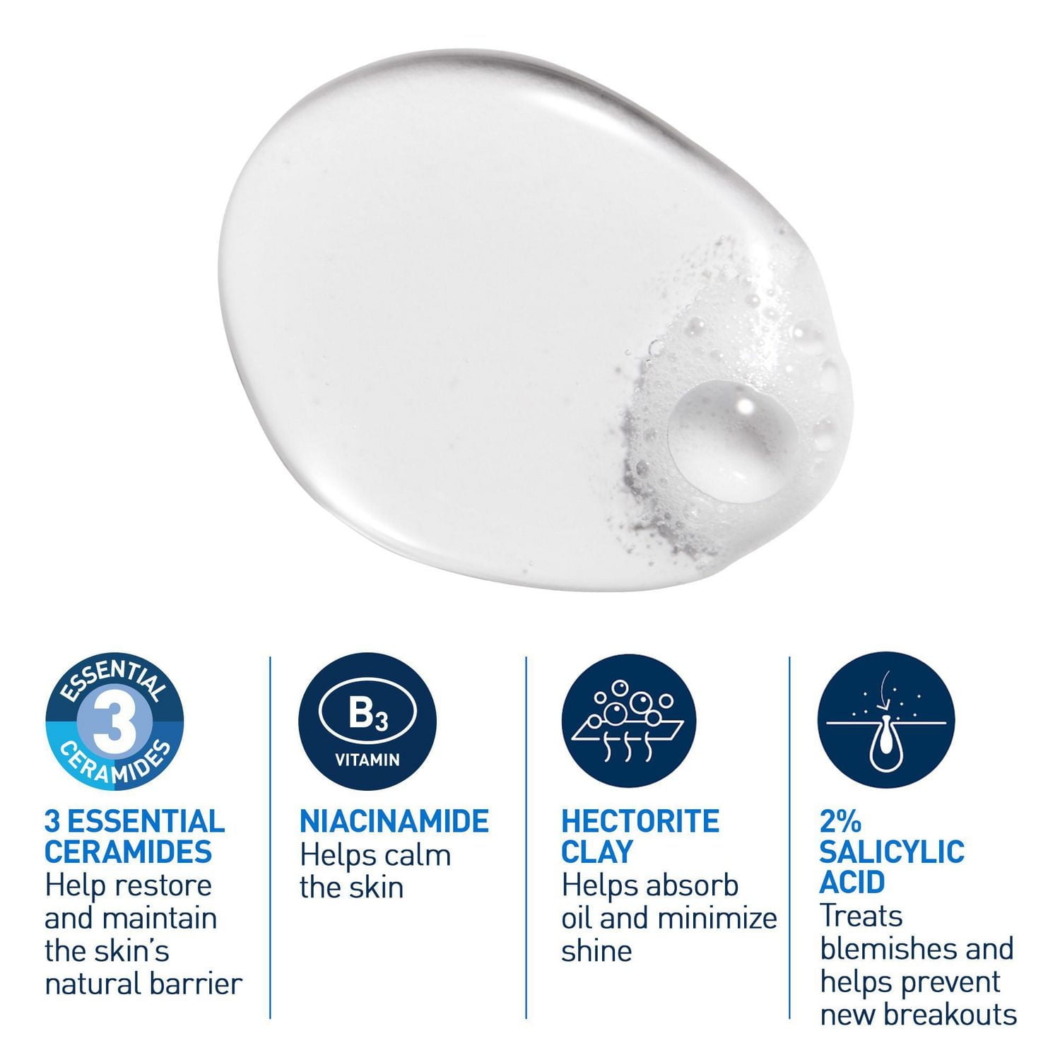 CeraVe Acne Control Cleanser, 2% Salicylic Acid Face Wash with Purifying Clay for Oily Skin and Blackheads, 355mL, Formulated to help clear acne