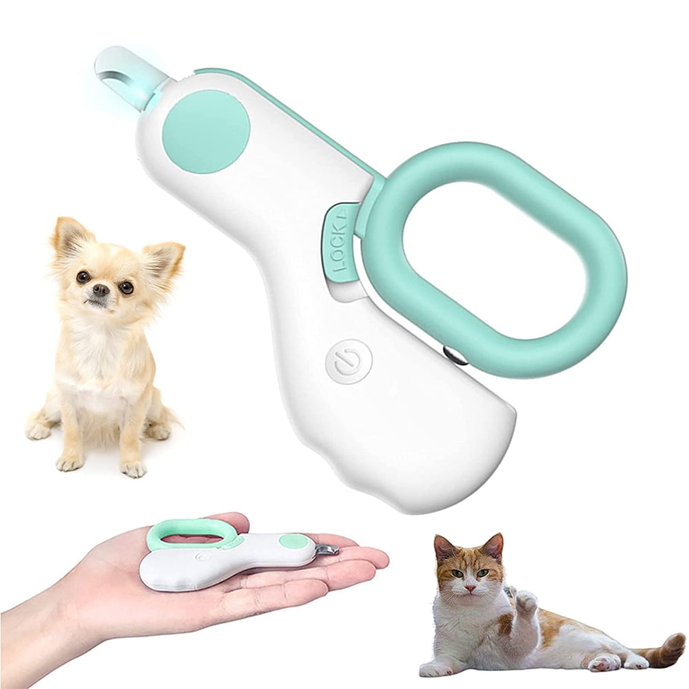 Cat Claw Clippers with LED Light,Best Cat Dog Claw Care Kit for Home