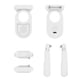 thumbnail image 2 of DQrwqpou Para Galaxy SmartTag2 Funda Silicona Impermeable Con Pin Invisible (blanco), 2 of 3