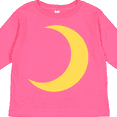 thumbnail image 4 of Inktastic Cute Yellow Moon Boys or Girls Long Sleeve Toddler T-Shirt, 4 of 5