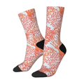 thumbnail image 1 of Balery Corals Calcetas Largas con Estampado para Hombre y Mujer – Suaves y Transpirables, Talla Única (US 5-11), 1 of 6