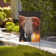 thumbnail image 4 of Wukai Elephant Sunset in Kenya Garden Flags Double Sided Welcome Garden Yard House Flags Outside Outdoor House (Only Flag), 4 of 8