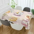thumbnail image 2 of Yayeee Tablecloths 54" x 54" Rectangle Wrinkle Resistant Party Table Cover, Purple Jam Jars, 2 of 8