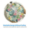 thumbnail image 6 of Disketp Tropical Flowers Small Mouse Pad 7.9x7.9 Inches,Washable Round Mousepad For Office Laptop Computer,Non-Slip Rubber Base Mouse Pads For Wireless Mouse, 6 of 9