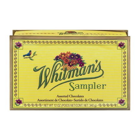 Whitmans Sampler - Whitman's Sampler Assorted Chocolates, 12 Oz.