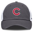 thumbnail image 2 of Men's Nike Gray Chicago Cubs Adjustable Trucker Hat, 2 of 4