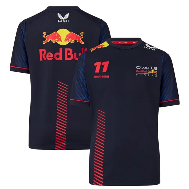 F1 Racing Suit, Motorcycle Riding Suit, Breathable Quick-drying Round Neck Short-sleeved T-shirt-QIUPING