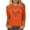 Orange, variant on Jinhomg Cute Tops for Women 3/4 Sleeve Love Heart Graphic Tees Trendy Casual Valentines Day T-shirts Loose Fit Mid-length Pullover Blouse Deals of Today Prime Black XXXL