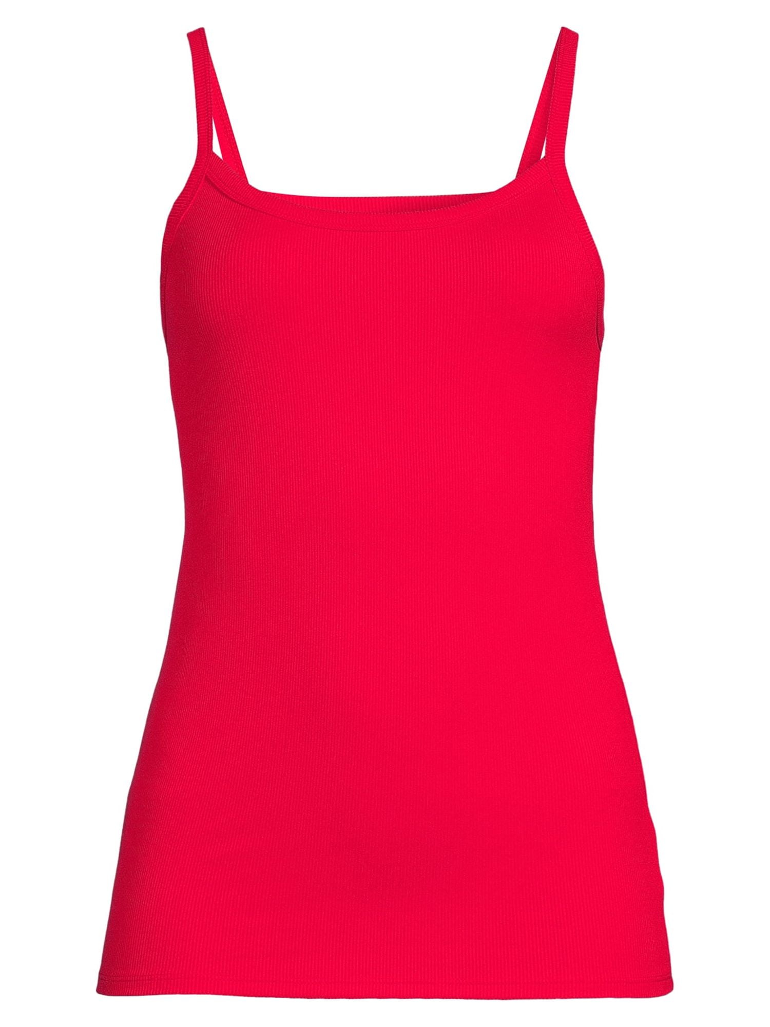 Garage Ribbed Bungee Cami True Red