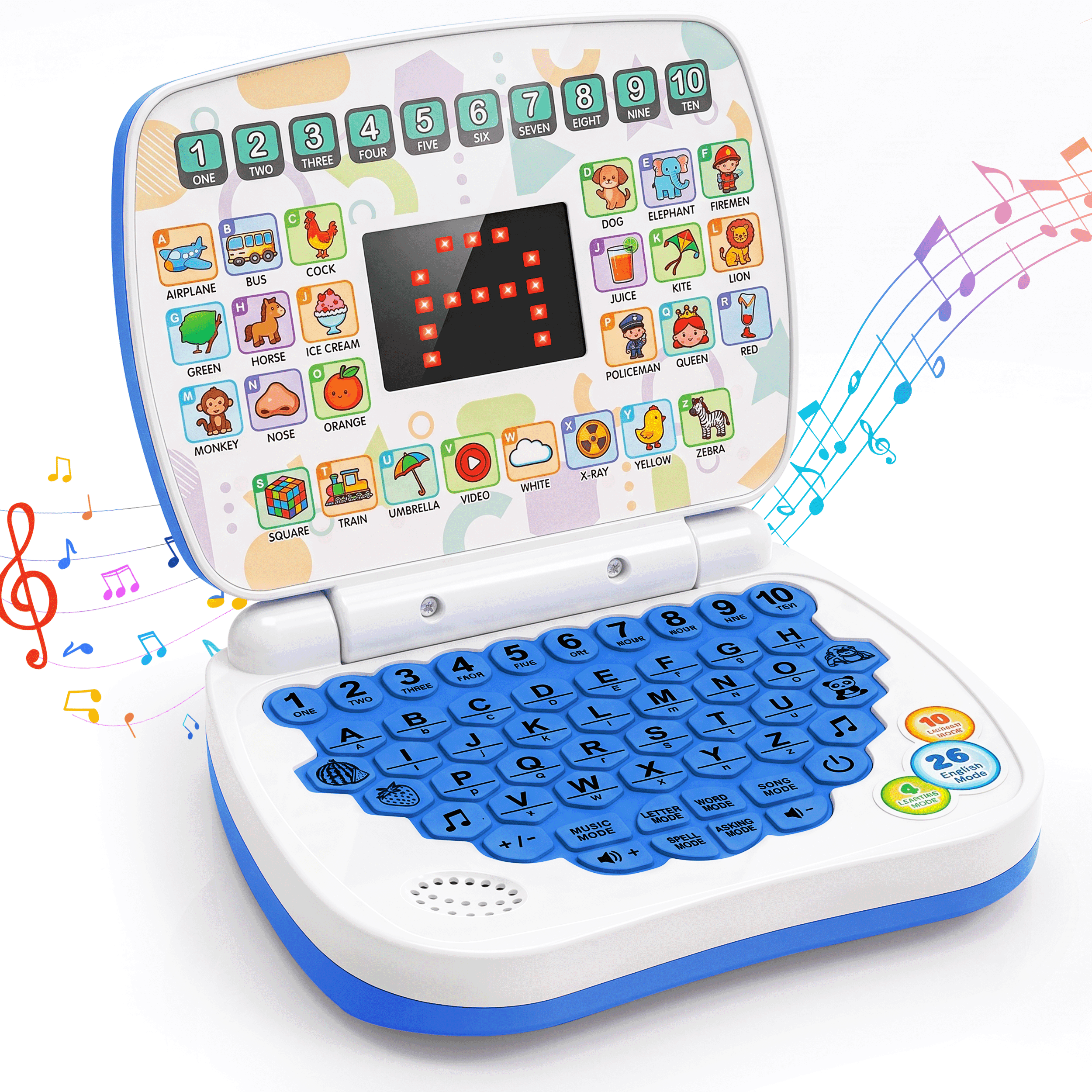 Winfun Portable Bilingual Learning Laptop for Ages 3 and Up