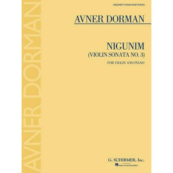 Nigunim (Violin Sonata No. 3) : For Violin and Piano (Paper