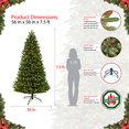 thumbnail image 5 of Puleo 7.5 ft. Pre-Lit Glacier Fir Artificial Christmas Tree with 700 Clear UL Lights, 5 of 5