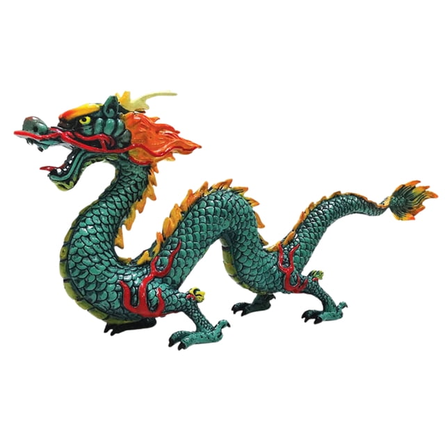 Trayknick Dragon Model Fine Workmanship Ornament Trendy Chinese Feng Shui Dragon Statue for Home Decor