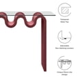 thumbnail image 2 of Ondine 50" Console Table in Spiced Apple, 2 of 9