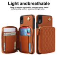thumbnail image 2 of Crossbody Wallet Case for iPhone XR, RFID Blocking Zipper Handbag Purse Flip Cover, Kickstand Folio Case Card Slots Holder Wrist Strap Lanyard, 2 of 9