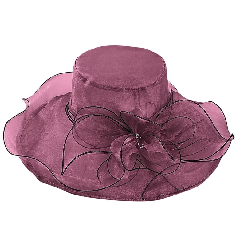 Pyhlmscde Sun Hats for Women Reversible Floral UV Protection  display picture 1