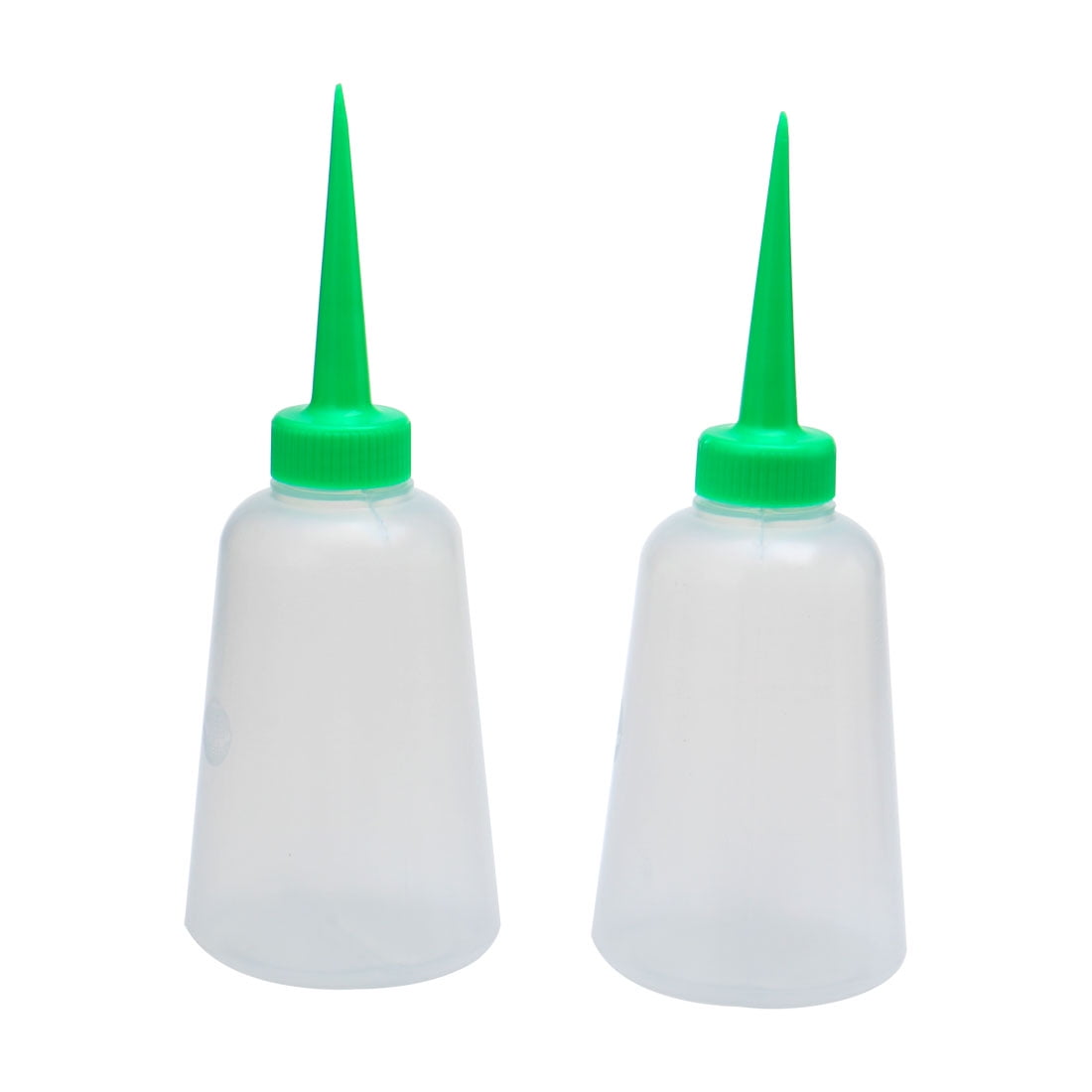 2pcs 250ml Green Pointy Tip Sewing Machine Lubricant Oil Bottle
