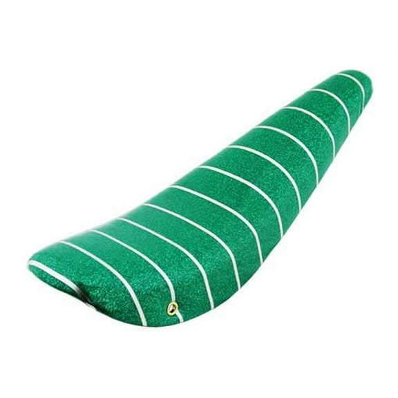 Alta 20" Vinyl Banana Seat/Saddle Sparkle with Silver Stripes, Multiple Colors. (Green)