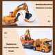 thumbnail image 4 of Serie de vehículos de ingeniería de aleación inercial para niños: excavadoras, camiones cisterna de hormigón, grúas y bulldozers de juguete. Autos de ingeniería de aleación., 4 of 6