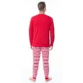 thumbnail image 3 of Chuck E. Cheese Christmas Merry Cheesemas 2PC Long-Sleeve Tight-Fit Holiday Matching Family Pajama Set For Adults Kids, 3 of 5