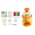 thumbnail image 3 of Máquina para hacer botones, juego de prensa perforadora de insignias DIY, suministros creativos portátiles para niños, regalos DIY, máquina para hacer Amarillo, 3 of 9