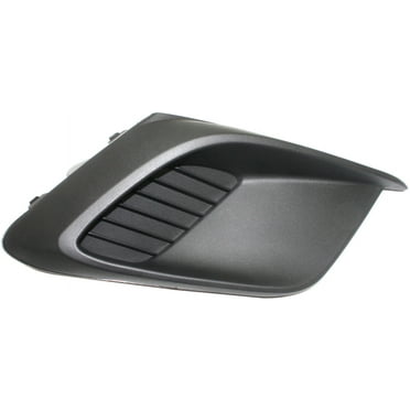 Fog Light Cover Compatible with 2014-2016 Mazda 3 Sport Right Passenger Textured Black