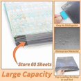 thumbnail image 3 of 12Piece Scrapbook Paper Storage Box for 30.48 X 30.45 cm Papers with 60 Adhesive Index Tabs Waterpr, 3 of 5