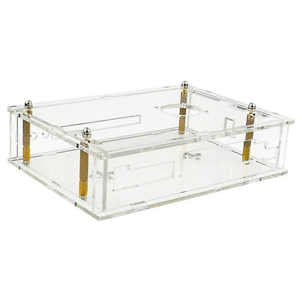 For Banana Pi R4 Acrylic Shell Development Board Open Source Router Protective Shell Can Be Installed with A Radiator