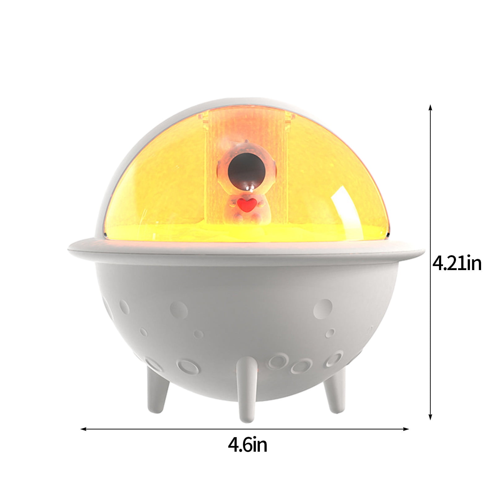 YZEGDCH Cool Mist Humidifier Clearance,Colorful Astronaut Humidifier,Quiet Vaporizer Humidifiers for Home,Baby Room