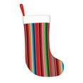 thumbnail image 2 of Naloa Mexican Serape Blanket Stripes Christmas Stockings Decorations, Xmas Ornaments, DIY Personalized Farmhouse Decor for Home Family Party Tree, 2 of 7