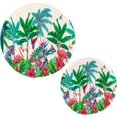 thumbnail image 7 of SKYSONIC 2 pcs Tropical Peacock Landscape Pot Holders Trivets, Heat Resistant Trivets,Palm Flamingo Exotic Cotton Thread Weave Mats for Hot Pads Pans Pot Bowl Teapot, 7 of 7