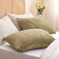 Body Pillow Cover with Zipper Closure, Super Soft Cozy Fuzzy Fleece ... - Cozy Pillow Covers