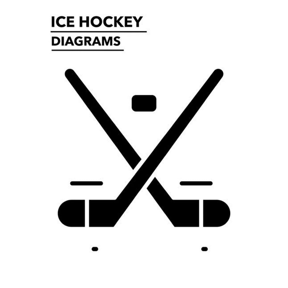 Ice Hockey Diagrams 100 Full Page Ice Hockey Diagrams for Drawing Up