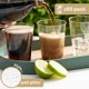thumbnail image 2 of 50 Premium Tjocka Plastglas, Plastpartyglas med Guldglitter (285ml / 10oz) - Återanvändbara Plastglas, Tumblers, 2 of 5