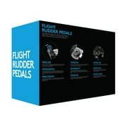 Saitek Pro Flight Rudder Pedals for PC - Cable - USB - PC