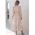 thumbnail image 3 of a.Jesdani Stylish Leopard V-Neck Maxi, Bubble Sleeves - Must-Have Dress!, 3 of 8