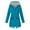 Sky Blue, variant on lcziwo Deals and Clearance Womens Raincoat for Women Long Striped Lined Rain Jacket Lightweight Zip Up Rain Jacket Mid Length Windbreaker Plus Size Raincoat 2024 Wine,XL