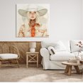 thumbnail image 3 of Stupell Industries Subtle Blonde Cowgirl Abstract Painting Gallery Wrapped Canvas Art Print Wall Art, 36 x 36, 3 of 8