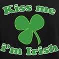 thumbnail image 3 of CafePress - Kiss Me Im Irish St Patricks Day Pajamas - Women's Short Sleeve Print T-Shirt and Pants Dark Cotton Pajama Set, 3 of 7