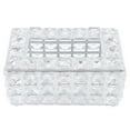thumbnail image 4 of Caja de Pañuelos de Cristal ANGGREK Adorno Decorativo de Escritorio Con Base de Acero inoxidable, 4 of 8