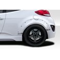 thumbnail image 1 of 2012-2017 Hyundai Veloster Turbo Duraflex Envision Rear Fender Flares - 4 Piece, 1 of 8
