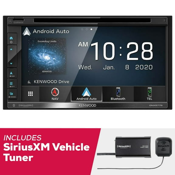 New Kenwood DNX577S 6.8 Inch Navigation DVD Receiver with SiriusXM Vehicle Tuner
