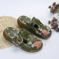 thumbnail image 2 of 2022The Newr Shoes Zapatillas de flores Chanclas hechas a mano en la plataforma Fashon para mujer Zapatillas de mujer de talla grande 35-4337 Gao Jinjia LED, 2 of 2