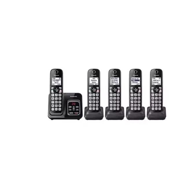 Panasonic Phones KXTGD535M Expandable Cordless Phone with 5 Handsets