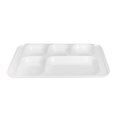 thumbnail image 1 of Binwennn Heat Imitation Porcelain Compartment Fast Food Trays Specifically Designed For School And Unit Canteens Commercial Grade Tableware, 1 of 4