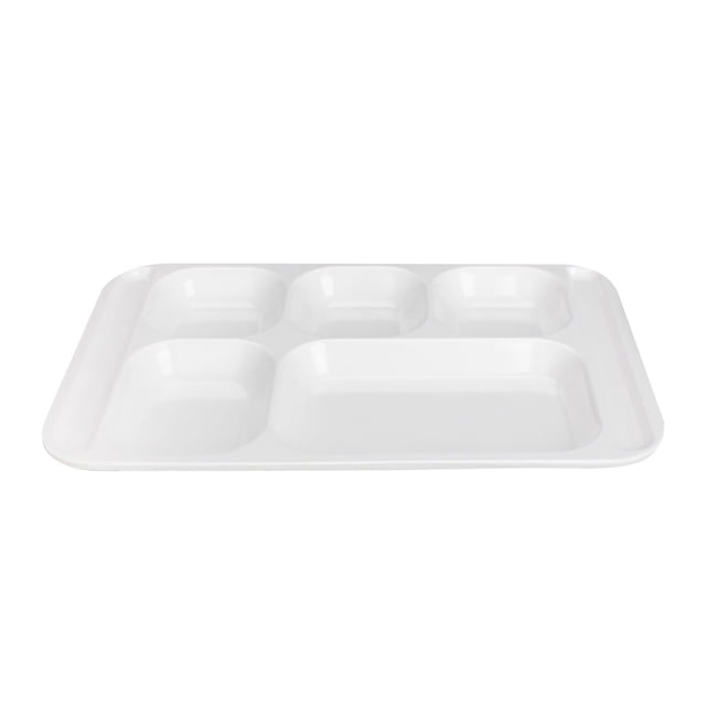 Binwennn Heat Imitation Porcelain Compartment Fast Food Trays Specifically Designed For School And Unit Canteens Commercial Grade Tableware