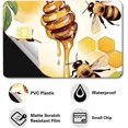 thumbnail image 3 of 4 Styles Bees Debit Card Skins Credit Card Skin Sticker Covers No Bubble Slim Small Chip Honeycomb Personalized Bank Card Protecting Decals PVC Removable Transportation Key Card 7.3x5.4Inch, 3 of 6
