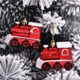 thumbnail image 3 of 1 Par De Adornos Navideños De Piñas Pintados A Mano, Estrella De Cinco Puntas, Bastones De Caramelo, Adornos Colgantes, Decoración Infantil Para El Árbol De Navidad, 3 of 3