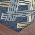 thumbnail image 3 of Addison Rugs Chantille Indoor/Outdoor Transitional Geometric Navy Machine Washable Rectangle Rug, 10' x 14', 3 of 8