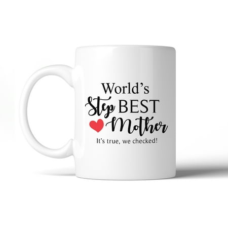 World'S Best Stepmother Mug Mothers Day Gifts From (Best Gift For New Mother From Husband)